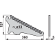 Nož nakladalne prikolice DEUTZ FAHR E 327,390; F327,390; K327,340,390; WE390 (12681)