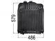 Hladilnik vode STEYR M9078,9086,9094,9080,9090,9100 MOTOR SISU (11171)