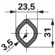 Cev kardana NOTRANJA WALTERSCHEID 01 LIMONA (23,5/31X3,5) (10624)